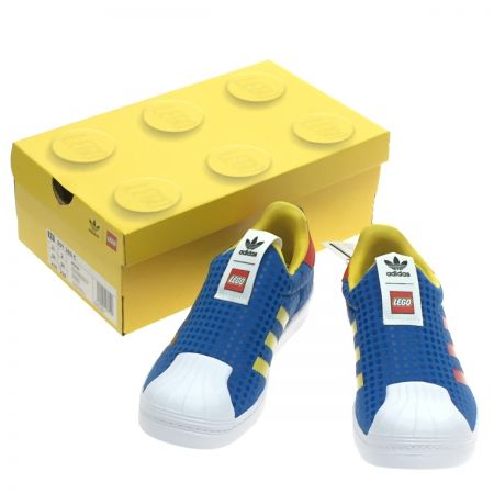  adidas Originals アディダスオリジナルス キッズ スリッポン スニーカー SS360 × LEGO  21cm ブルー