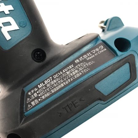  MAKITA マキタ  LEDワークライト ML807