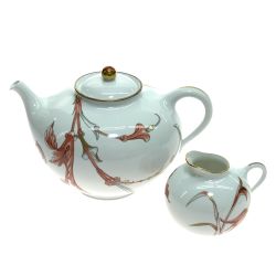 $$ RICHARD GINORI リチャード・ジノリ ティーポット ヴィルトゥス/クリーマーセット Sランク