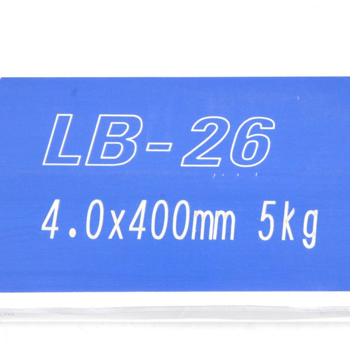 神戸製鋼 溶接棒 LB-26 4.0×400mm 5kg FAMILIARC KOBELCO 軟鋼用 被覆アーク溶接棒 ｜中古｜なんでもリサイクルビッグバン