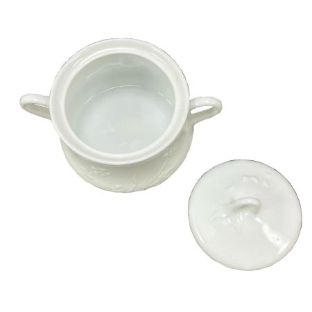  RICHARD GINORI リチャード・ジノリ カップ&ソーサー デダロホワイトデミタス シュガーポット アイリス