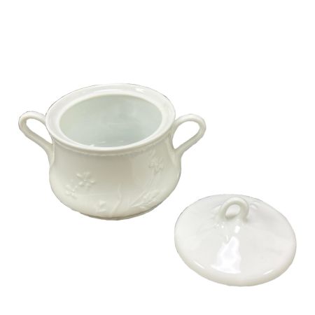  RICHARD GINORI リチャード・ジノリ カップ&ソーサー デダロホワイトデミタス シュガーポット アイリス