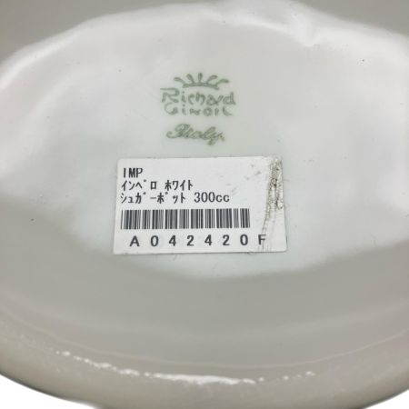  RICHARD GINORI リチャード・ジノリ シュガーポット インベロホワイト