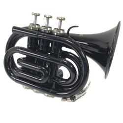 $$ Kaerntner ケルントナー 管楽器 ポケットトランペット ktr-33p/bk Sランク