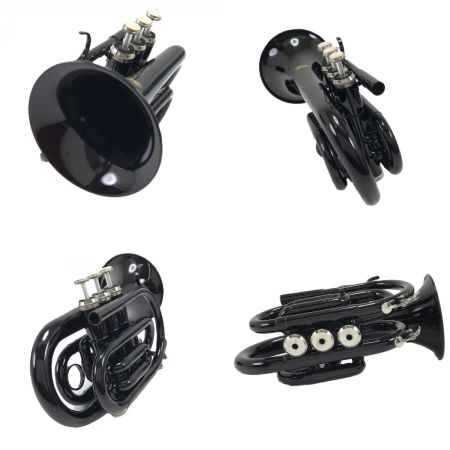  Kaerntner ケルントナー 管楽器 ポケットトランペット ktr-33p/bk