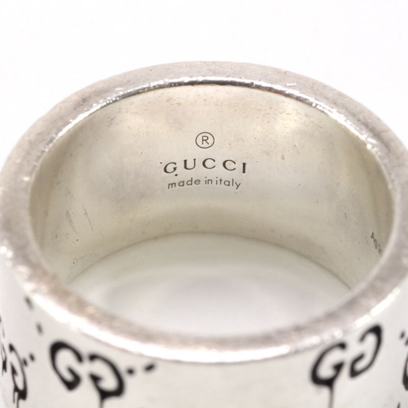 中古】 GUCCI グッチ アクセサリー ゴーストリング 19号 SILVER925