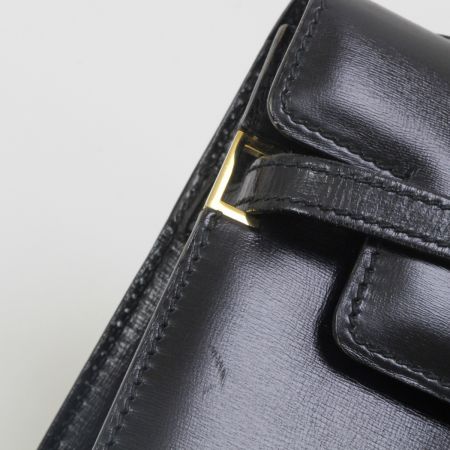  MORABITO レディース ハンドバッグ レザー パドロック＆キー付 ブラック