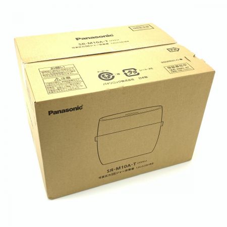  Panasonic パナソニック 炊飯器 圧力IH炊飯ジャー 2023年製 5.5合(1.0L) SR-M10A-T