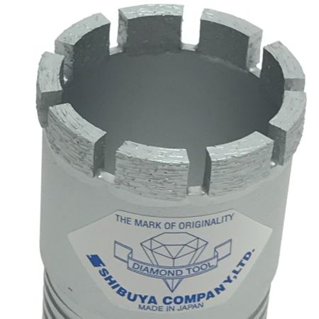  SHIBUYA ダイヤモンドコアビット SSSビット 2in FRB シルバー