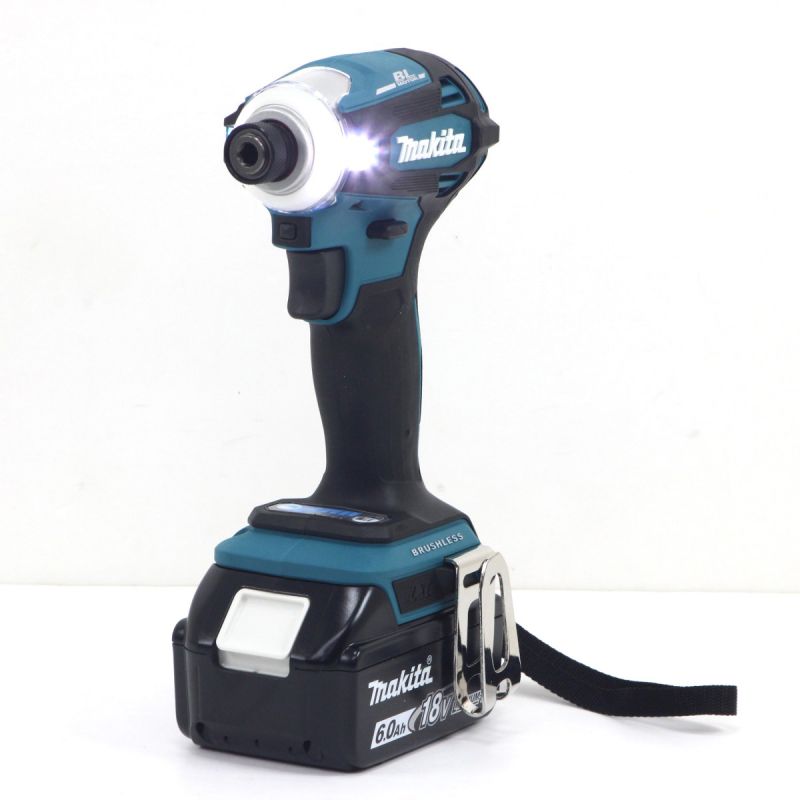 中古】 Makita マキタ 充電式インパクトドライバ TD172DRGX ブルー 18V ...