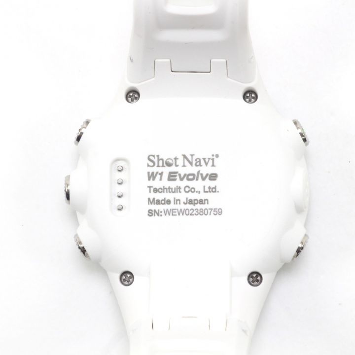ショットナビ W1 Evolve ホワイト×ブラック Shot Navi (ショットナビ