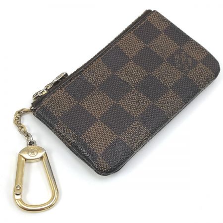  LOUIS VUITTON ルイヴィトン コインケース ダミエ ファスナー部分破れ有り N62658 ブラウン