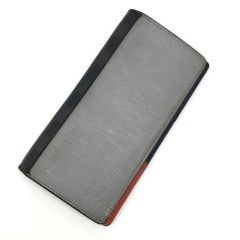 LOUIS VUITTON ルイヴィトン 長財布 エピ ダミエグラフィット ポルトフォイユ ブラザ  M62910 ブルー×グレー Bランク