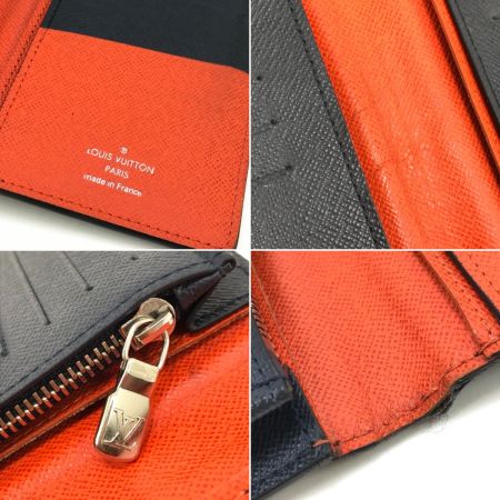  LOUIS VUITTON ルイヴィトン 長財布 エピ ダミエグラフィット ポルトフォイユ ブラザ  M62910 ブルー×グレー