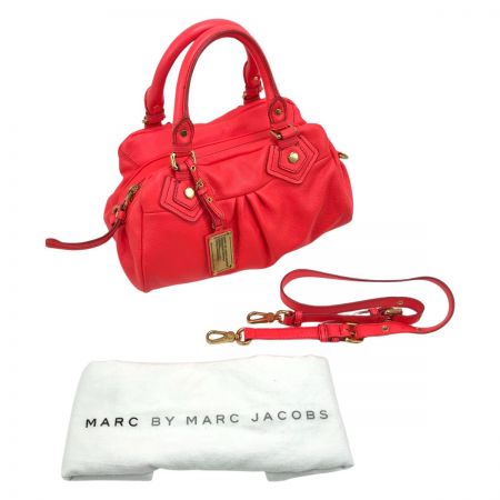  MARC JACOBS マークジェイコブス 2WAYバッグ  レッド