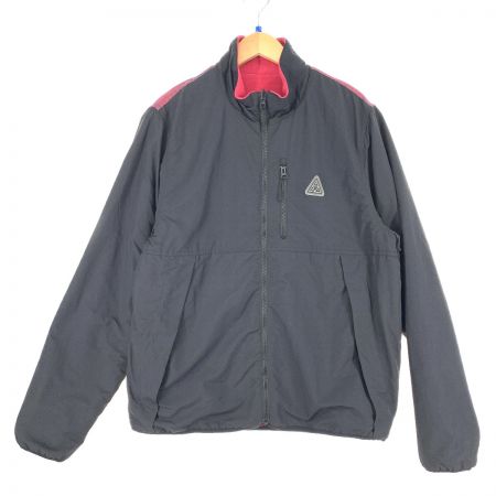  HUF メンズ フリースジャケット  SIZE L CRISIS REVERSIBLE JACKET ブラック×ピンク