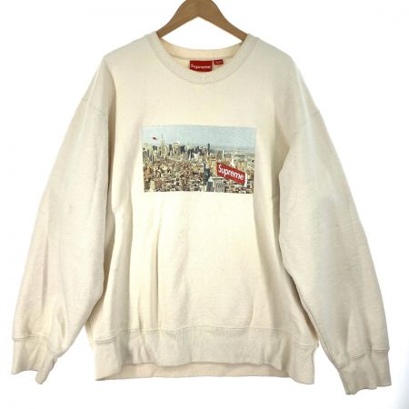  Supreme シュプリーム メンズ スウェット SIZE L 20FW Aerial Crewneck ナチュラル