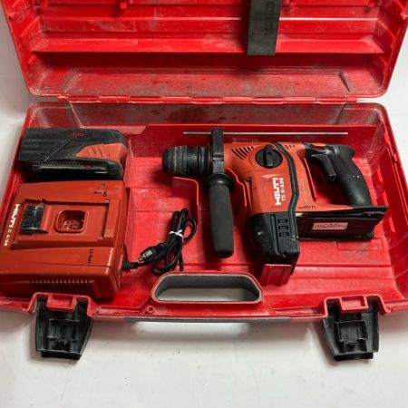 Hilti ヒルティ ハンマドリル 充電器・充電池1個・ケース付 コードレス式 36v TE 6-A36 レッド