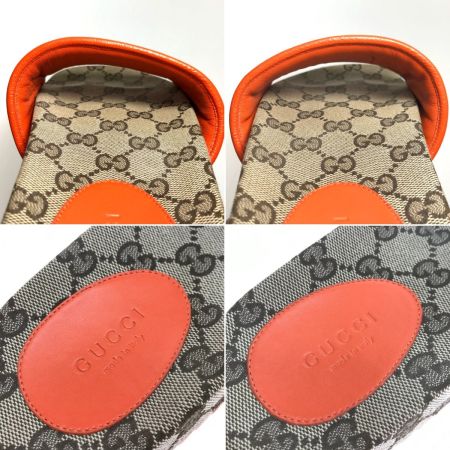  GUCCI グッチ サンダル THENORTHFACE/679947 23.5-24cm 37 オレンジ×ブラウン