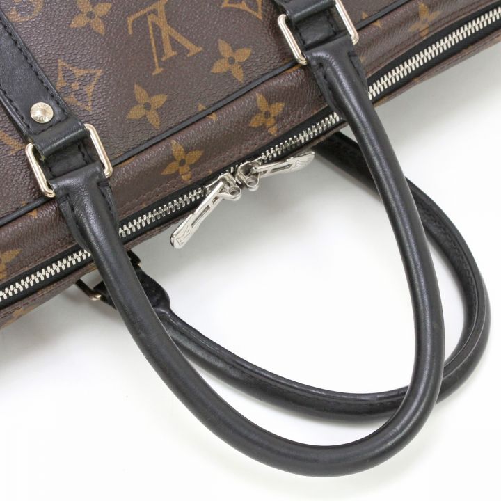 中古】 LOUIS VUITTON ルイヴィトン モノグラムマカサー ポルトドキュ ...