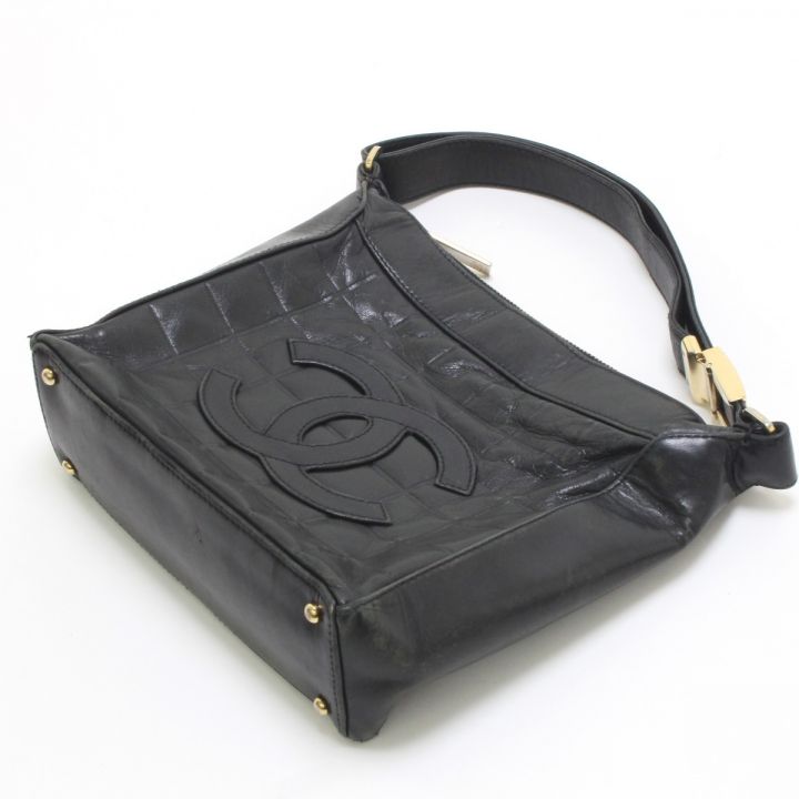 CHANEL シャネル チョコバー ワンショルダーバッグ 6861240 ブラック｜中古｜なんでもリサイクルビッグバン