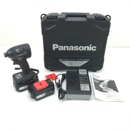  Panasonic パナソニック インパクトドライバ EZ75A7LS2G ブラック