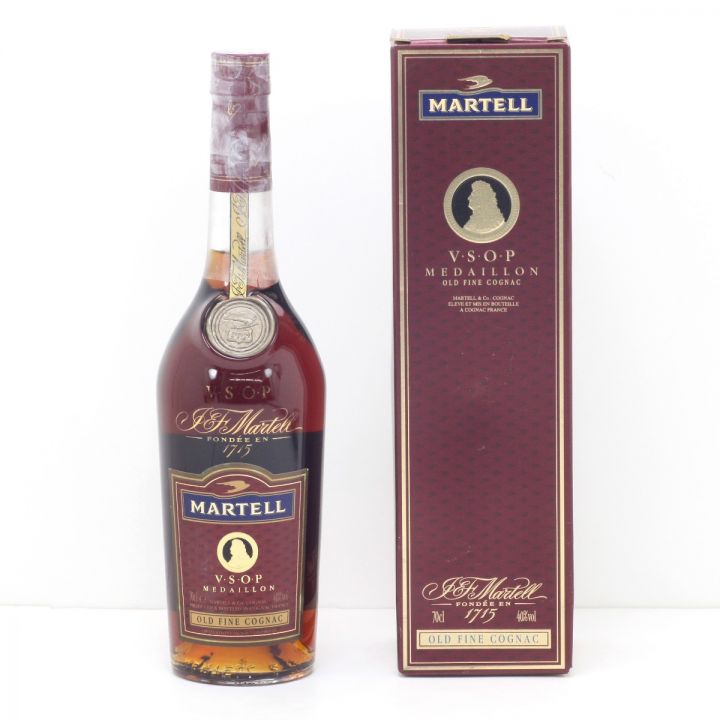 MARTELL マーテル コニャック V.S.O.P MEDAILLON 700ml 40度 箱付き 未開栓｜中古｜なんでもリサイクルビッグバン