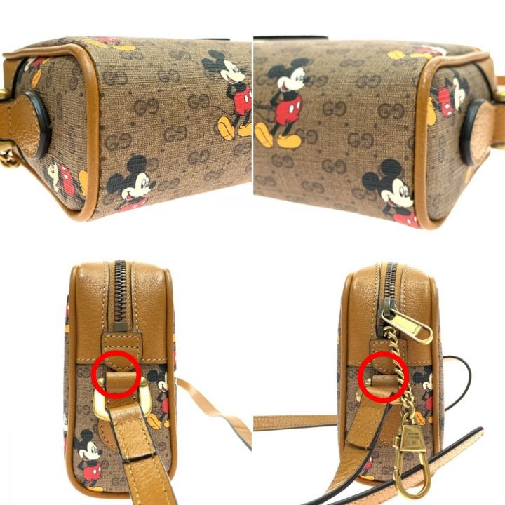 GUCCI グッチ レディース ショルダーバッグ ディズニーミッキーコラボ 602536 ベージュ｜中古｜なんでもリサイクルビッグバン