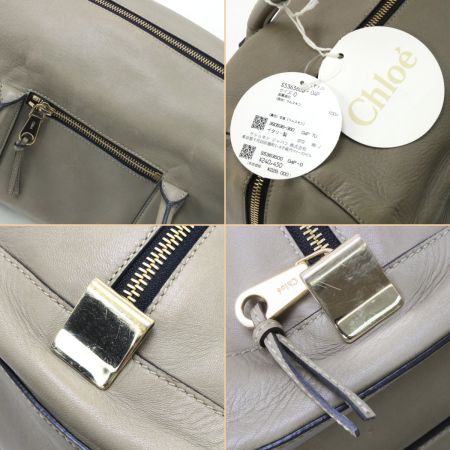  Chloe クロエ ボストンバッグ 3S0536-360 カーキ