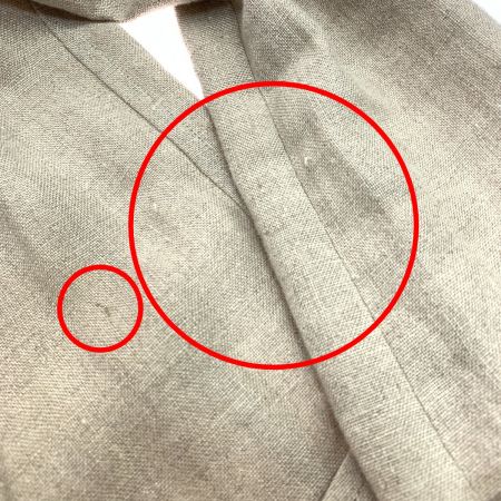  COMME des GARCONS コムデギャルソン メンズ ジャケット SIZE M  麻 PE-J073 PE-J073 ベージュ