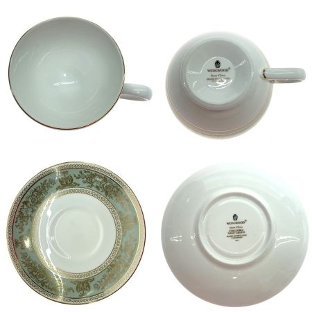  Wedgwood ウェッジウッド 洋食器 カップ&ソーサー コロンビアセージグリーン 2Pセット