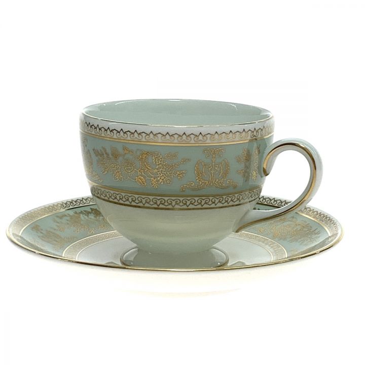 Wedgwood ウェッジウッド 洋食器 カップ&ソーサー コロンビアセージグリーン 2Pセット｜中古｜なんでもリサイクルビッグバン