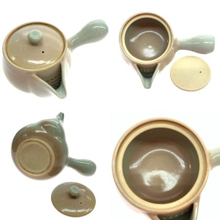  萩焼 天鵬山 椿窯 和食器 湯呑みセット 急須1・湯呑み15セット・茶殻入れ