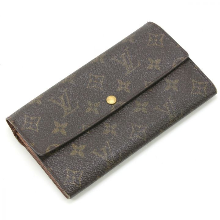 LOUIS VUITTON ルイヴィトン モノグラム ポルトフォイユサラ 長財布 M61734 ブラウン｜中古｜なんでもリサイクルビッグバン