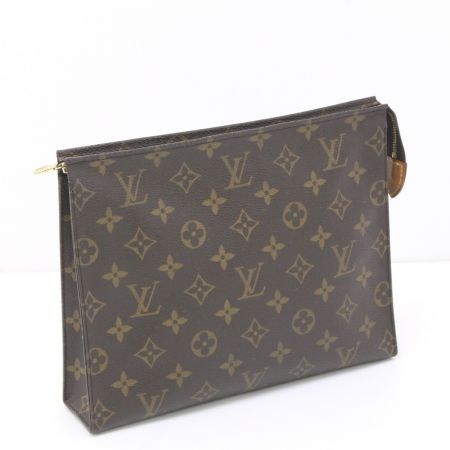  LOUIS VUITTON ルイヴィトン モノグラム ポッシュ・トワレット 26 コスメポーチ M47542 ブラウン