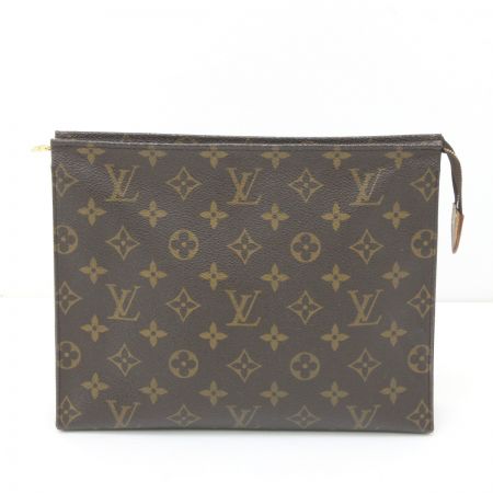  LOUIS VUITTON ルイヴィトン モノグラム ポッシュ・トワレット 26 コスメポーチ M47542 ブラウン