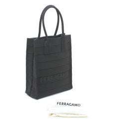 $$ Salvatore Ferragamo サルヴァトーレフェラガモ トートバッグ GG213986 ブラック Bランク