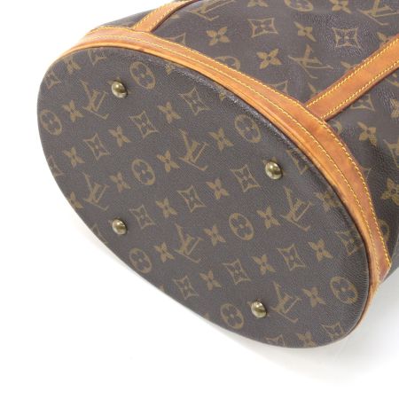  LOUIS VUITTON ルイヴィトン モノグラム バケット27 トートバッグ M42236 ブラウン