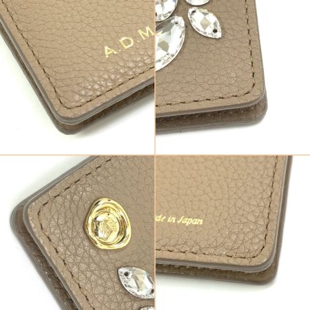  ADMJ 財布 ケース パスケース スワロフスキー