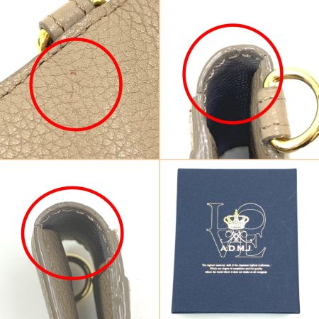  ADMJ 財布 ケース パスケース スワロフスキー