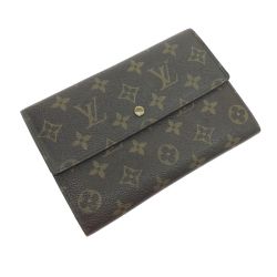 $$ LOUIS VUITTON ルイヴィトン 手帳カバー モノグラム ポシェットパスポート M60135 ブラウン Bランク