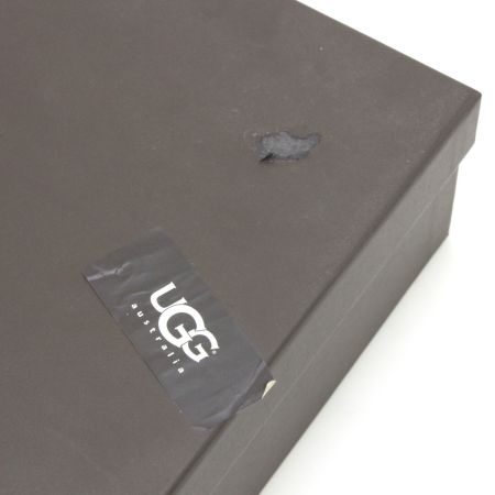  UGG アグ マフラー ウール ブラック×ホワイト