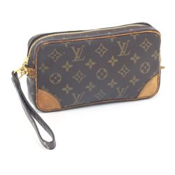 $$ LOUIS VUITTON ルイヴィトン セカンドバッグ モノグラム マルリードラゴンヌPM  M51827 ブラウン Bランク