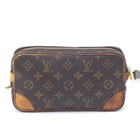  LOUIS VUITTON ルイヴィトン セカンドバッグ モノグラム マルリードラゴンヌPM  M51827 ブラウン