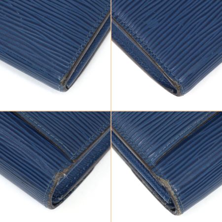  LOUIS VUITTON ルイヴィトン エピ ポルトフォイユ・サラ 2つ折り長財布 M60585 アンディゴブルー
