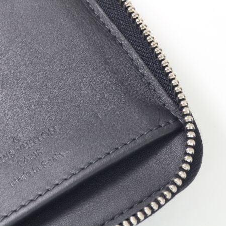 LOUIS VUITTON ルイヴィトン ダミエ コバルト ジッピーウォレット ヴェルティカル 長財布 N62240 ブラック×ネイビー
