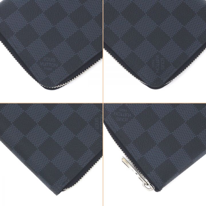 LOUIS VUITTON ルイヴィトン ダミエ コバルト ジッピーウォレット ヴェルティカル 長財布 N62240  ブラック×ネイビー｜中古｜なんでもリサイクルビッグバン