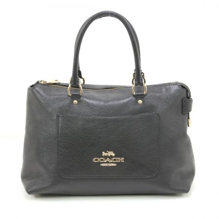  COACH コーチ ハンドバッグ ショルダーストラップ欠品 F31467 ブラック