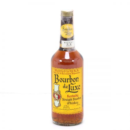  Bourbon de Luxe バーボンウイスキー バーボンデラックス AGED 4 YEARS 750ml 40度 未開栓