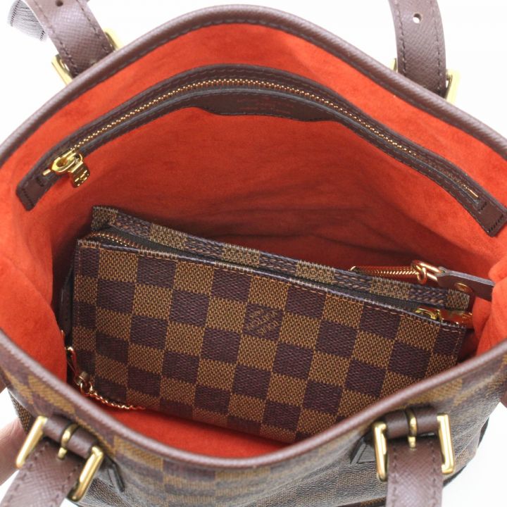 LOUIS VUITTON ルイヴィトン ダミエ マレ トートバッグ ポーチ付 N42240｜中古｜なんでもリサイクルビッグバン